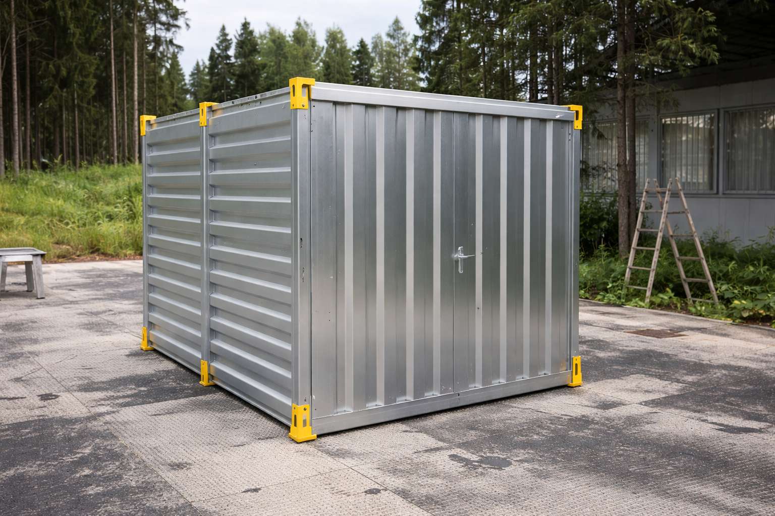 Сборно-разборный контейнер для строительной площадки